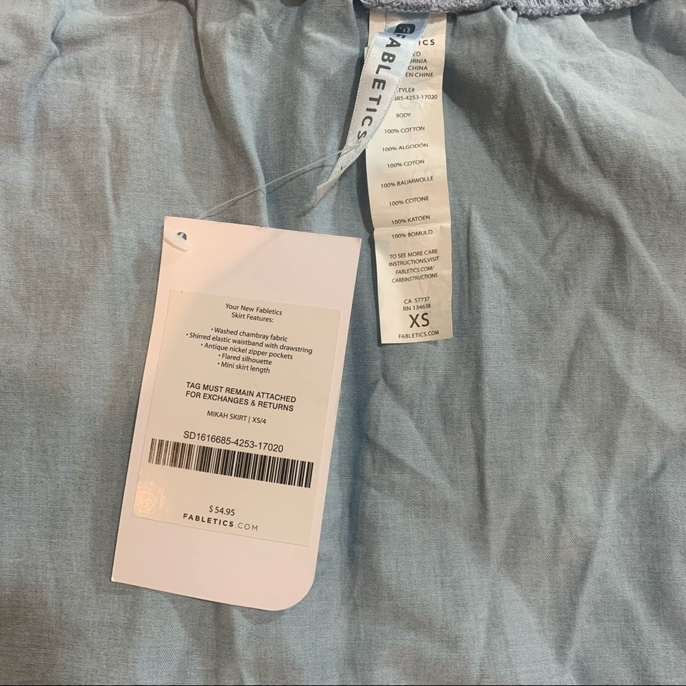 Fabletics Chambray Mikah Skirt - Picture 4 of 9